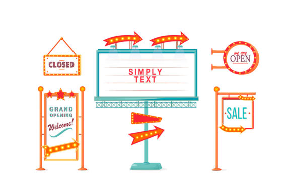 Download Shop Sale and Opening Vintage Vector Ads - Vintage Collection