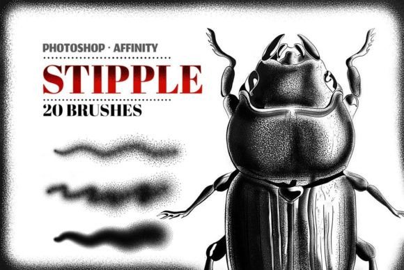 Download Stipple Brushes for Procreate - Premium Resources