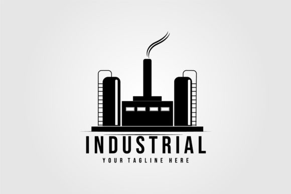 Download Industrial Logo Vintage Vector Design - Vintage Collection