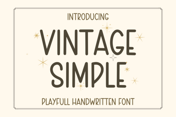 Download Vintage Simple - Cute Handwritten - Vintage Collection
