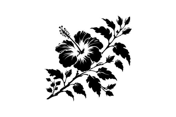 Download About Hibiscus Flower Outline Vector - Premium Bundle