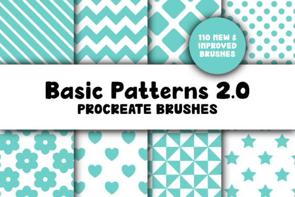 Download Basic Patterns 2.0 Procreate Brushes - Premium Resources