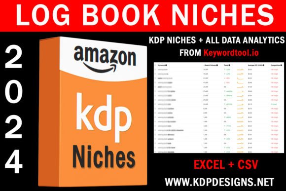 Download Amazon KDP Log Book Niches 2024 - Amazon kdp Collection