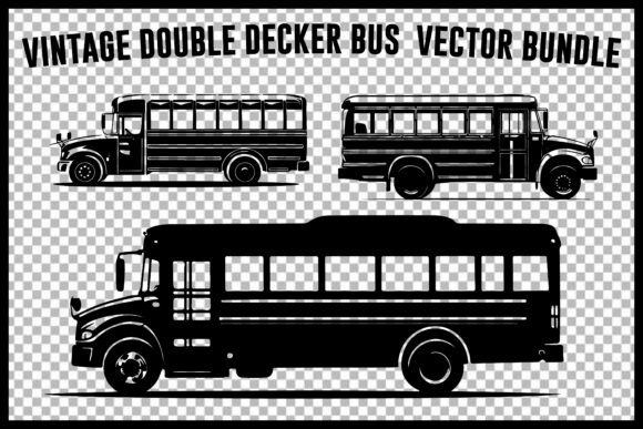 Download Vintage School Bus Vector Bundle - Vintage Collection