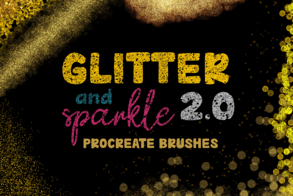 Download Glitter &amp; Sparkle 2.0 for Procreate - Premium Resources